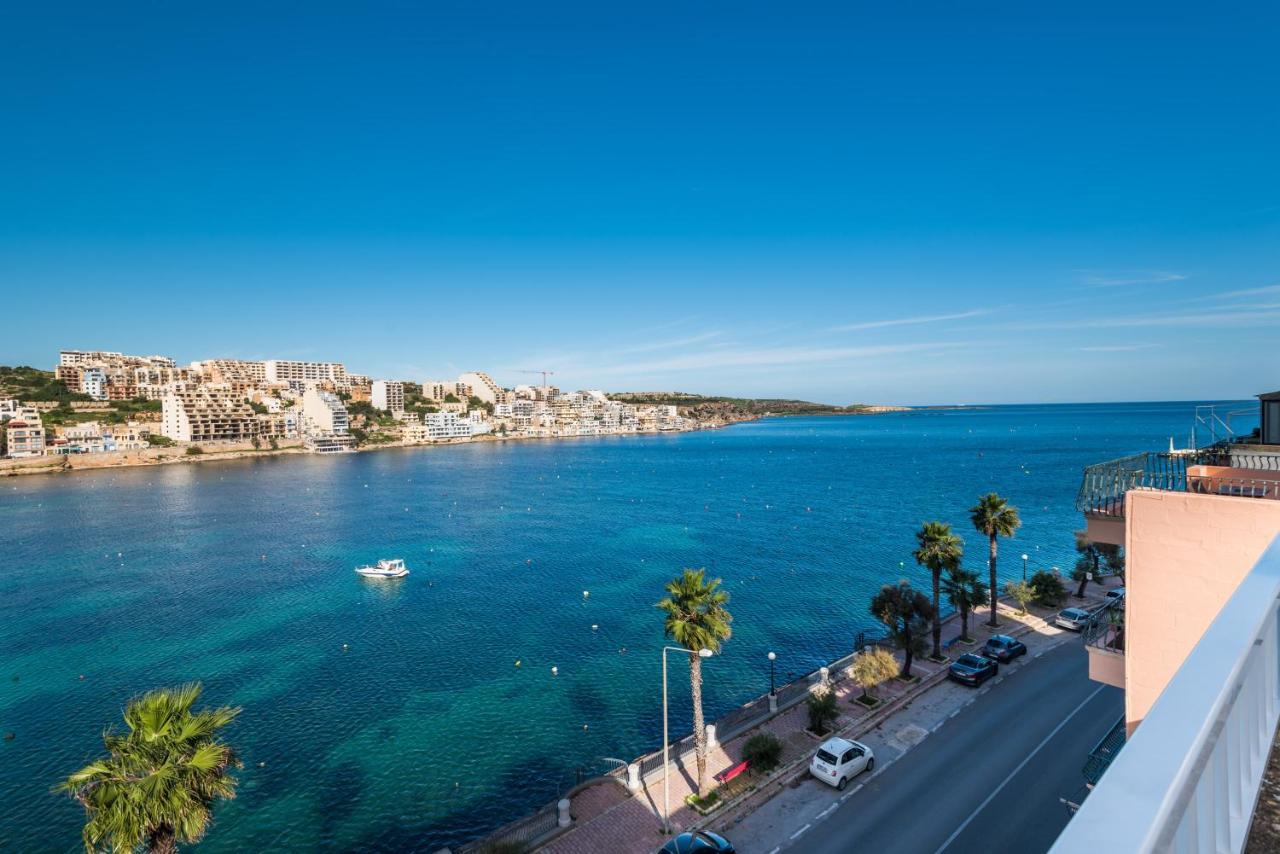 Blue Harbour Seafront 3 Bedroom Apartment, With Spectacular Sea Views From Terrace - By Getawaysmalta San Pawl il-Baħar Kültér fotó